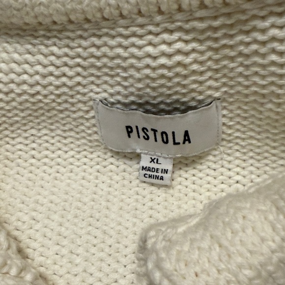 Ladies PISTOLA Chunky cable nit sweater XL - Picture 6 of 14